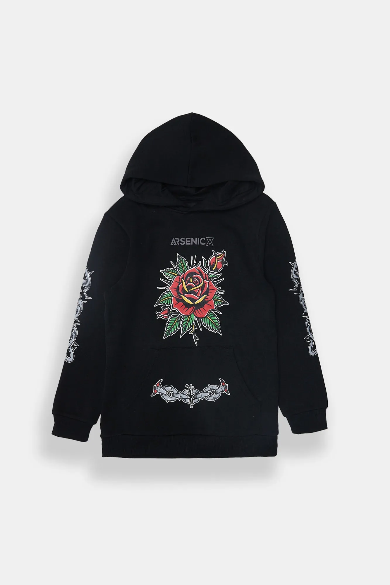 Boys' Arsenic Rubber Print Hoodie sold by Bluenotes