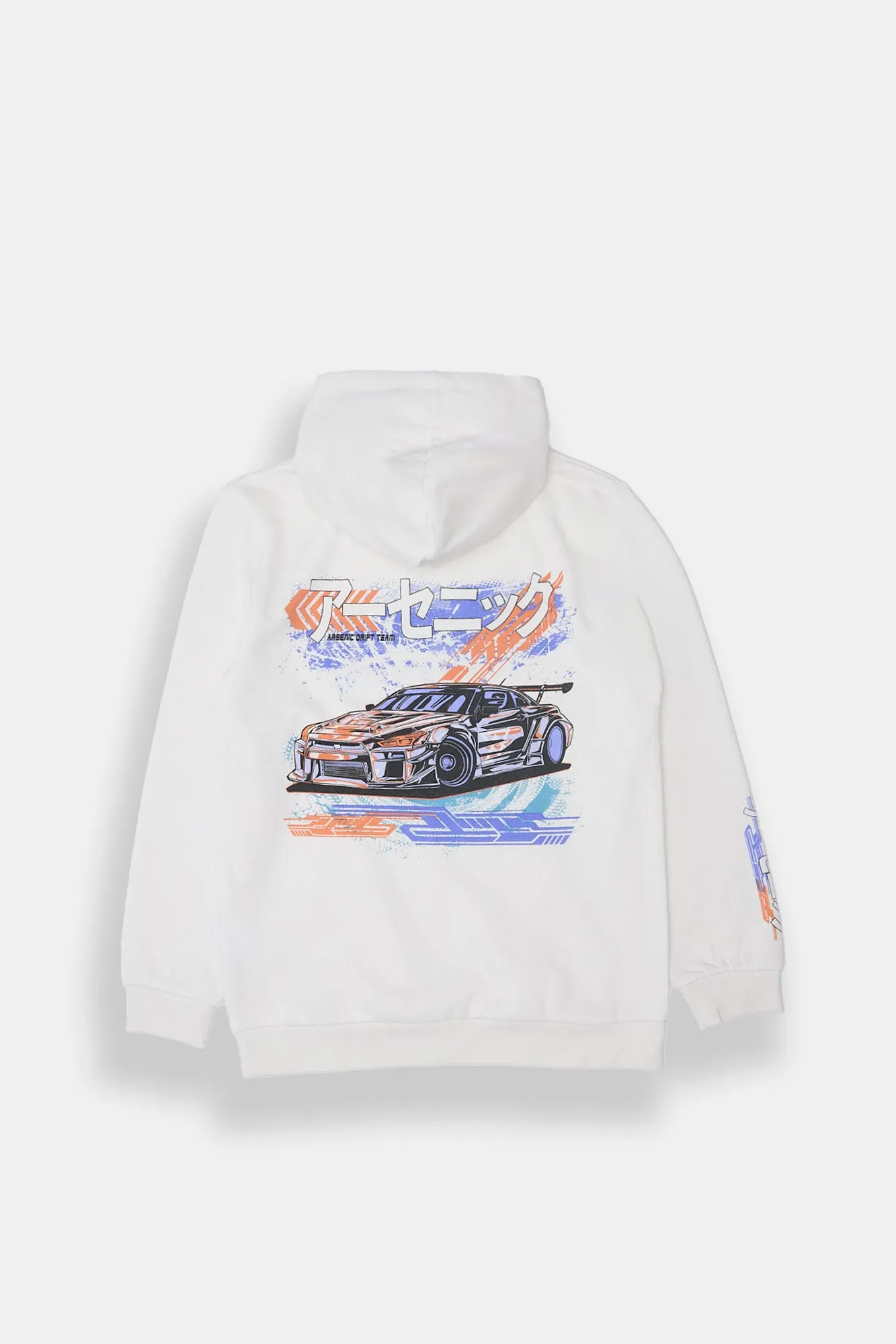 Boys' Arsenic Racing Graphic Hoodie sold by Bluenotes