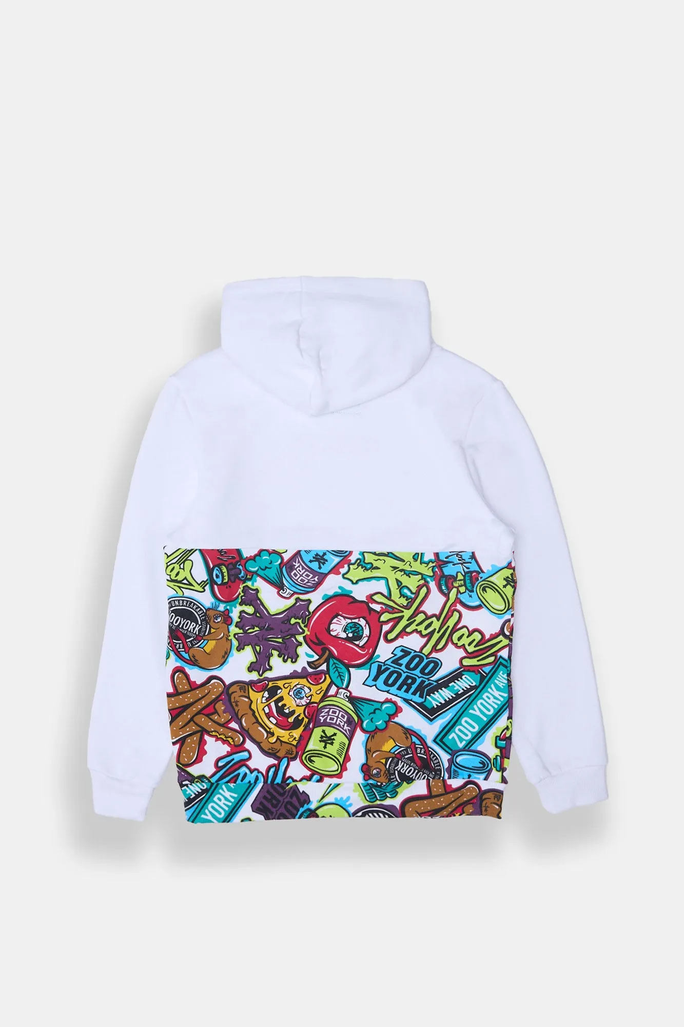 Boys' Zoo York Colour Block Graffiti Hoodie sold by Bluenotes product image thumbnail 4