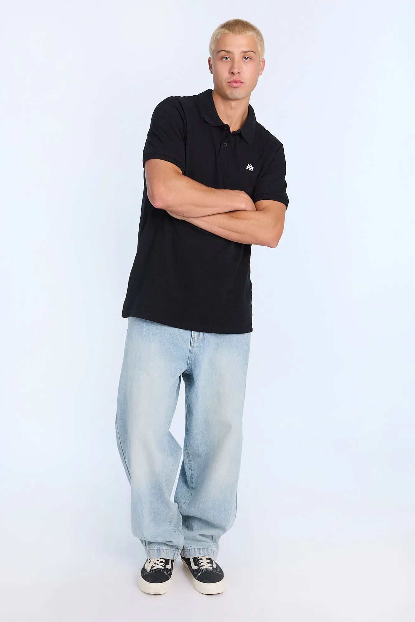 AERO A 87 Embroidered Pique Polo sold by Bluenotes product image thumbnail 5