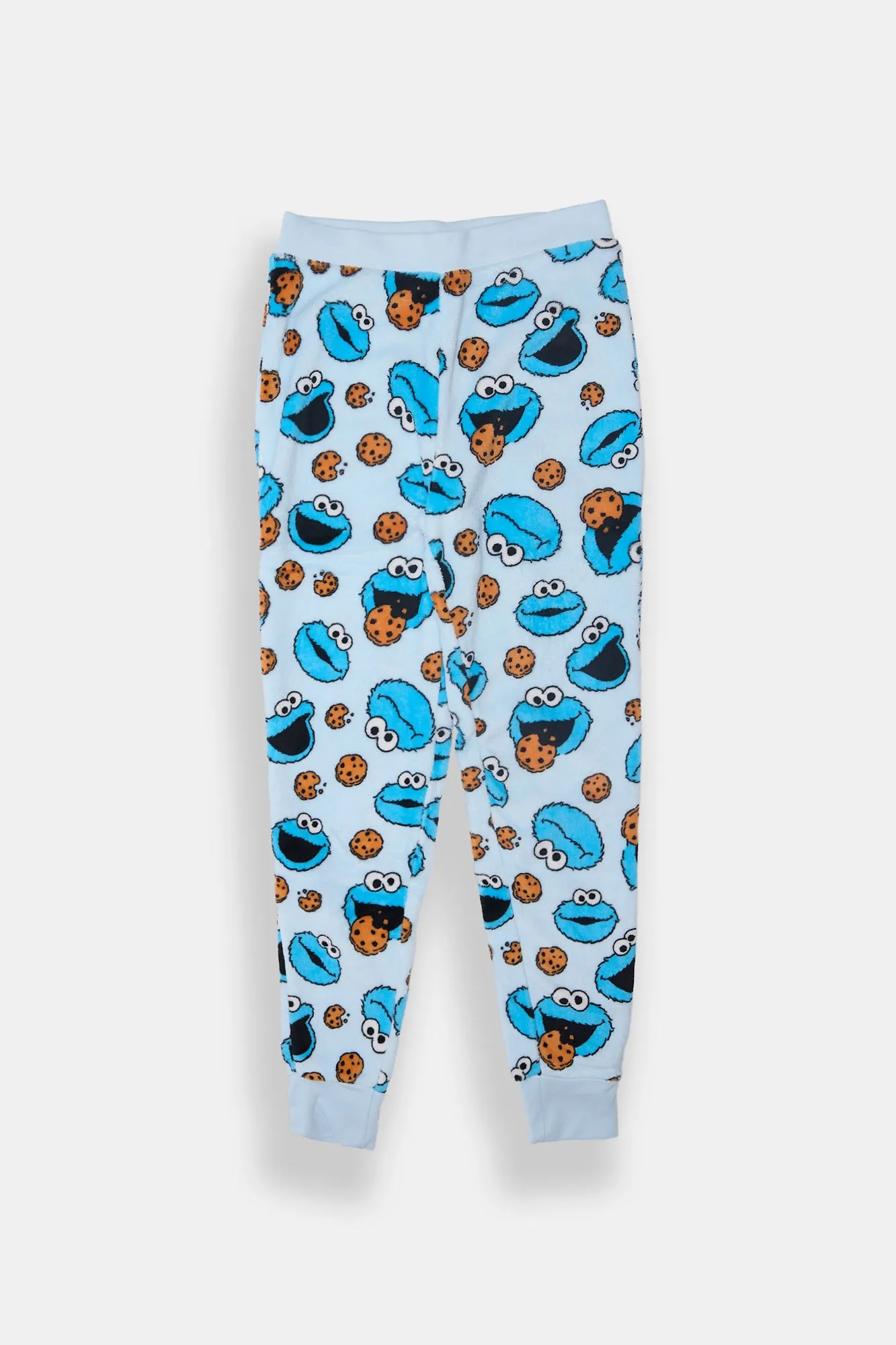 Girls' Sesame Street Cookie Monster Pajama Jogger sold by Bluenotes
