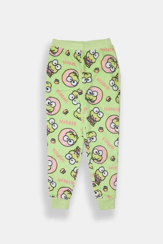 Girls' Keroppi Pajama Jogger sold by Bluenotes