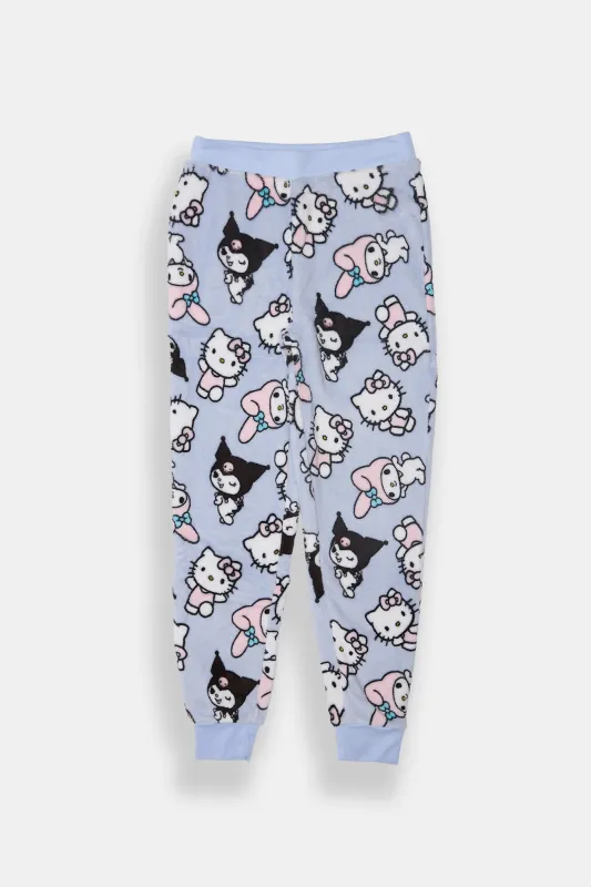 Girls' Hello Kitty Kuromi My Melody Pajama Jogger sold by Bluenotes