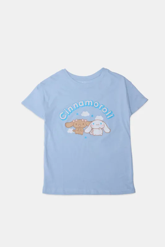 Girls' Cinnamoroll Graphic Classic Tee sold by Bluenotes