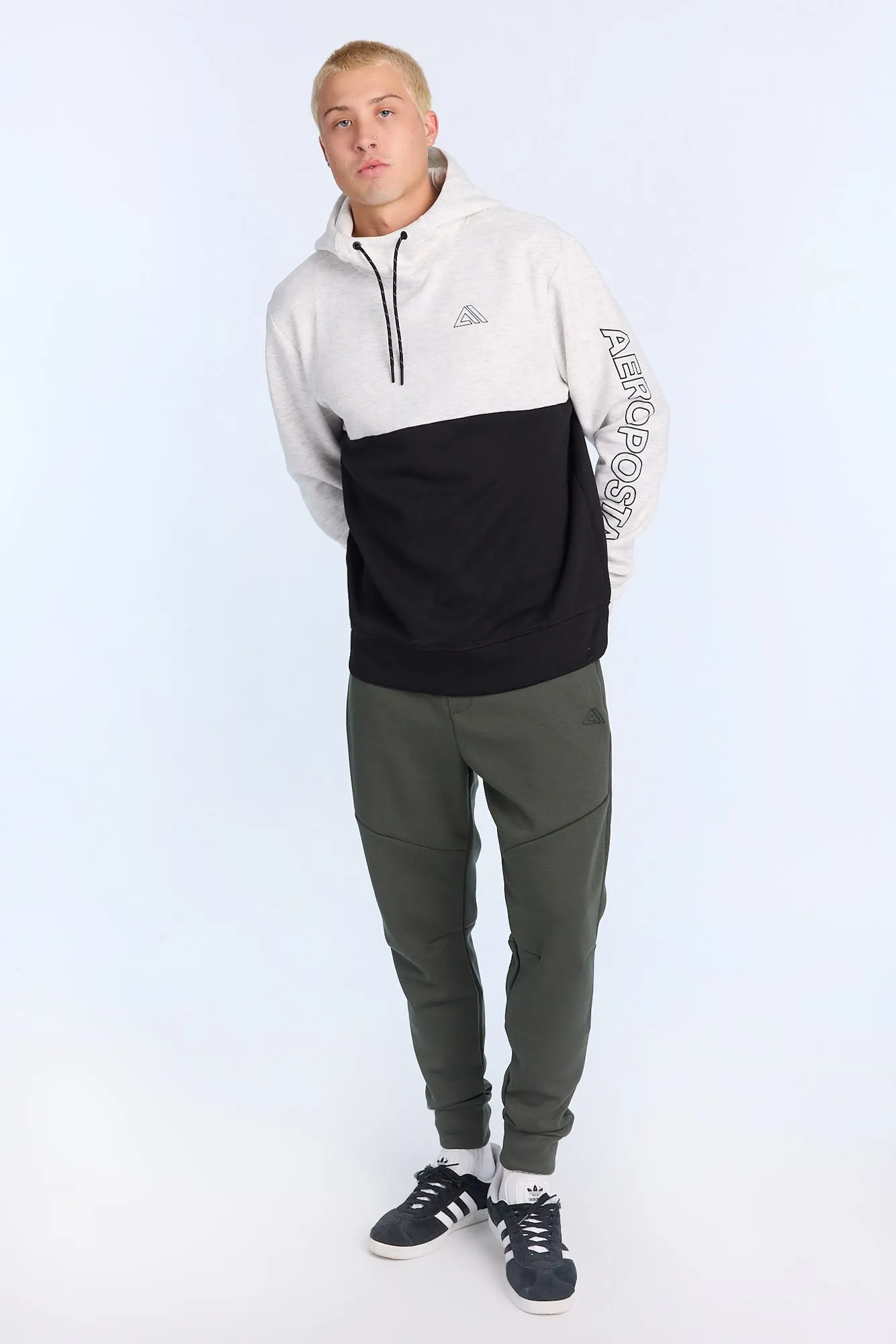 AERO Colour Block Air Tech Fleece Hoodie sold by Bluenotes product image thumbnail 4