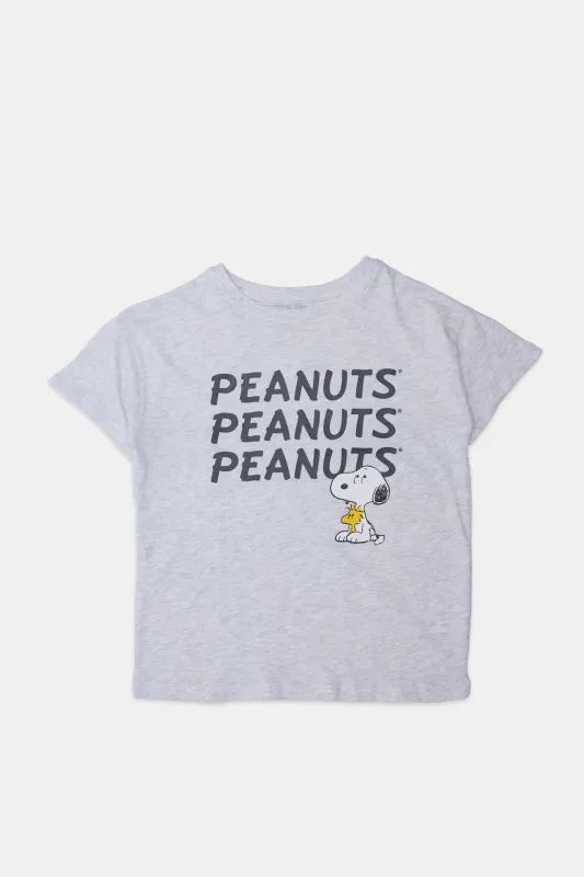 Girls' Peanuts Graphic Classic Tee sold by Bluenotes