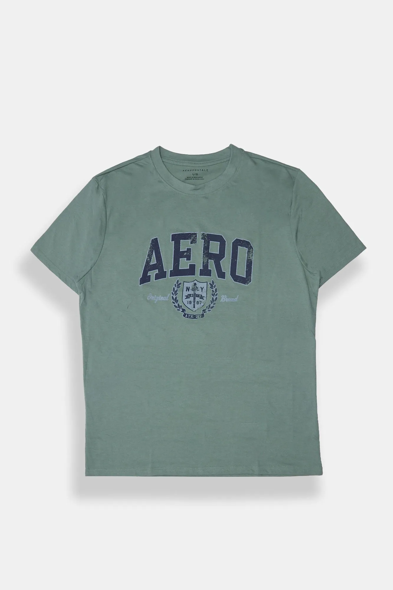 AERO Original Crest Puff Print Graphic Tee sold by Bluenotes product image thumbnail 4