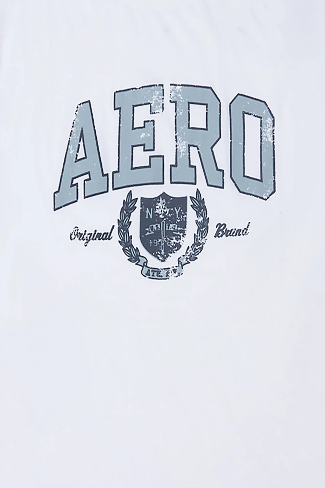 AERO Original Crest Puff Print Graphic Tee sold by Bluenotes product image thumbnail 3