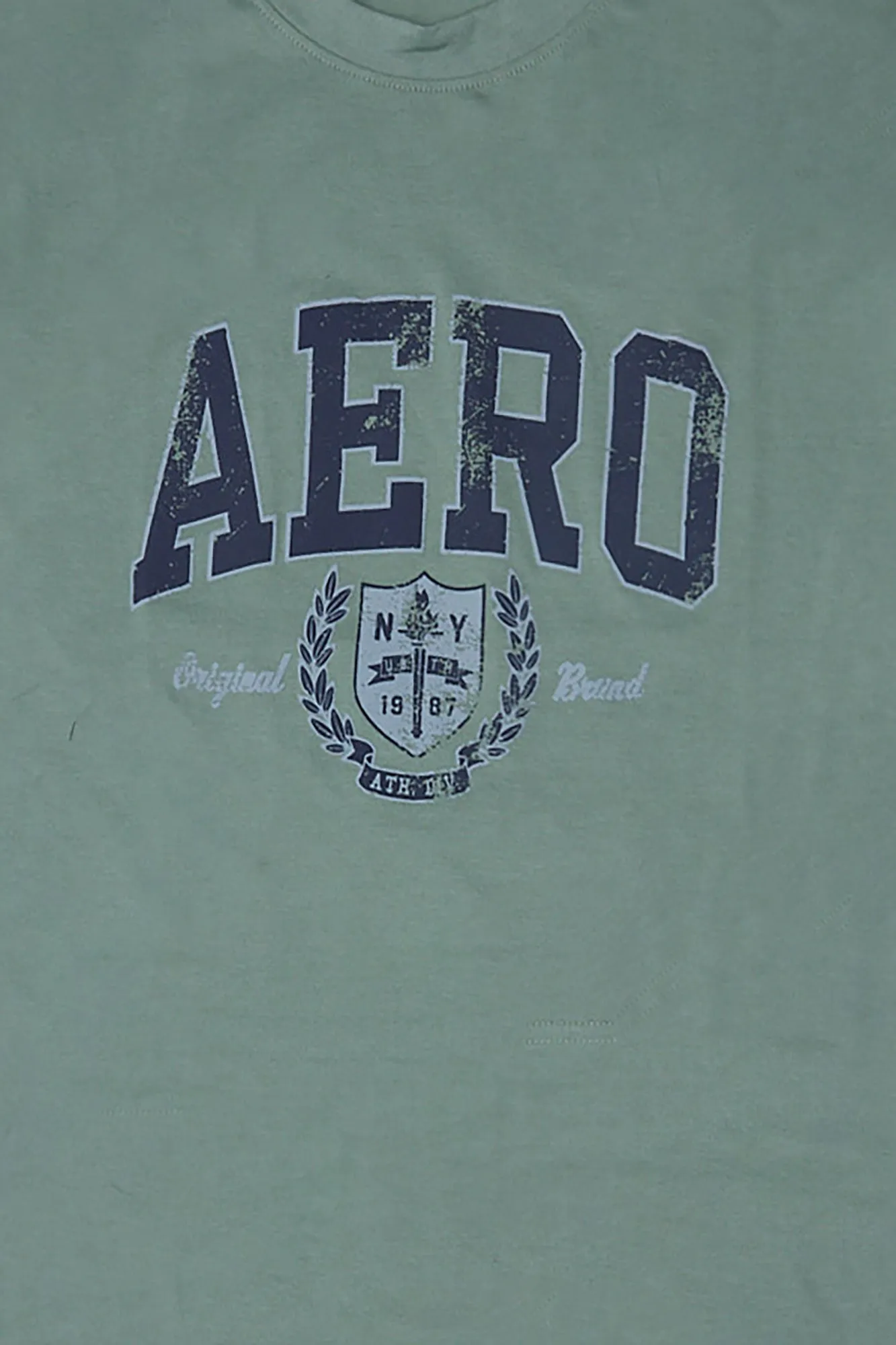 AERO Original Crest Puff Print Graphic Tee sold by Bluenotes product image thumbnail 5