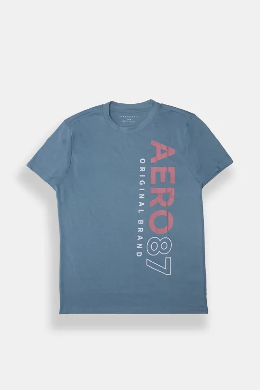 AERO 87 Original Vertical Graphic Tee sold by Bluenotes