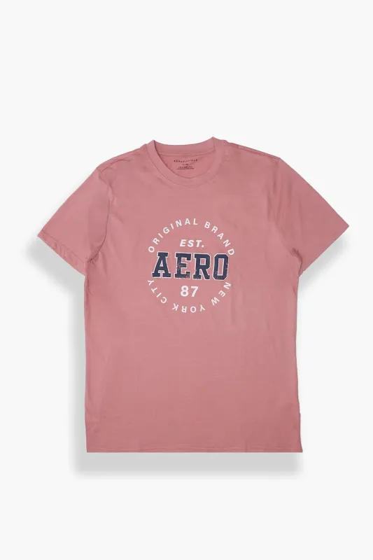 AERO 87 Original Puff Print Graphic Tee sold by Bluenotes