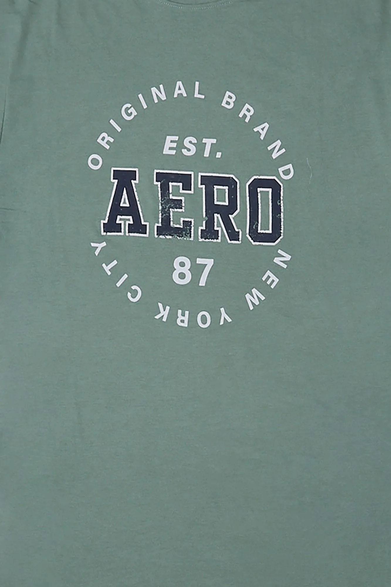 AERO 87 Original Puff Print Graphic Tee sold by Bluenotes product image thumbnail 5
