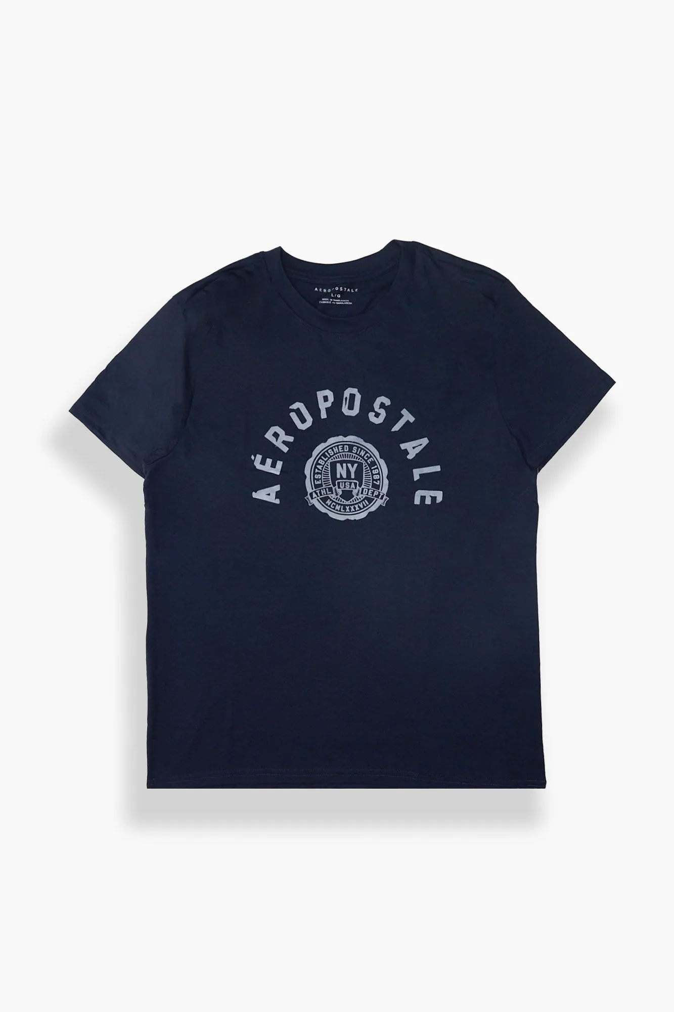 Aéropostale Crest Flocked Graphic Tee sold by Bluenotes product image thumbnail 5