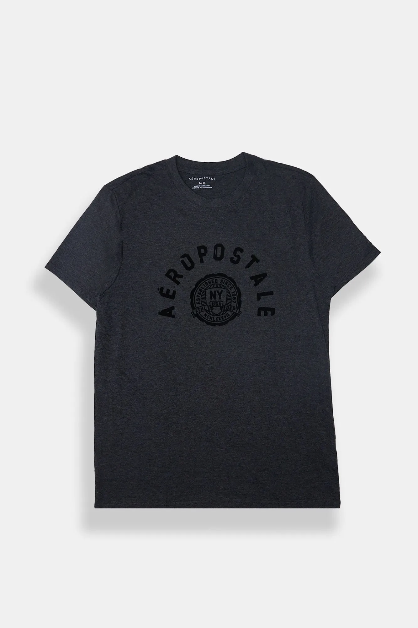 Aéropostale Crest Flocked Graphic Tee sold by Bluenotes product image thumbnail 2