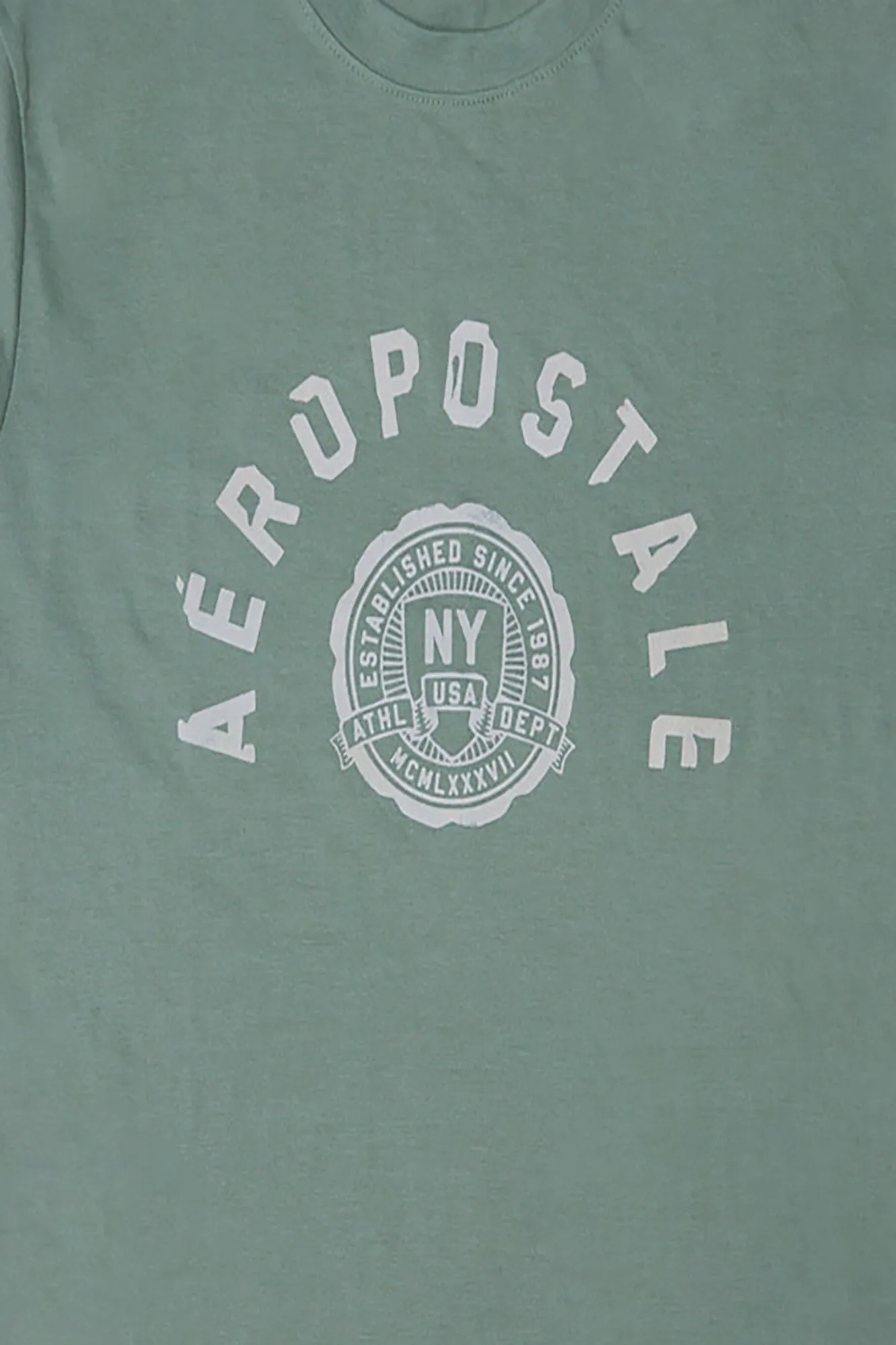 Aéropostale Crest Flocked Graphic Tee sold by Bluenotes product image thumbnail 4