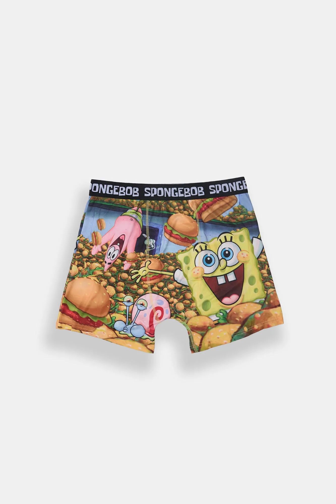 SpongeBob Hamburger Printed Boxer Briefs sold by Bluenotes