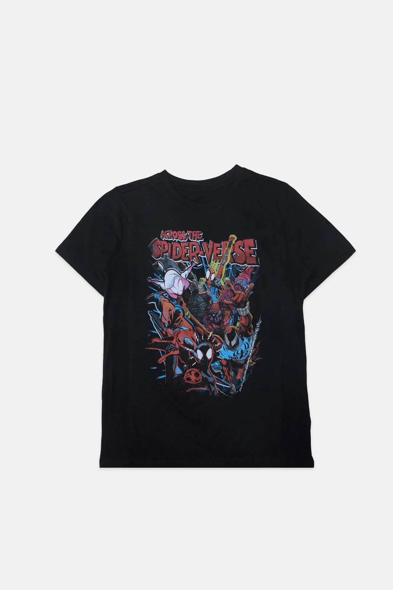 Boys' Spider-Man Spider-Verse Graphic Classic Tee sold by Bluenotes