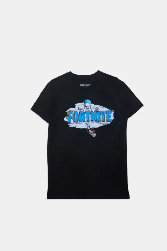 Boys' Fortnite Drop In Graphic Classic Tee sold by Bluenotes
