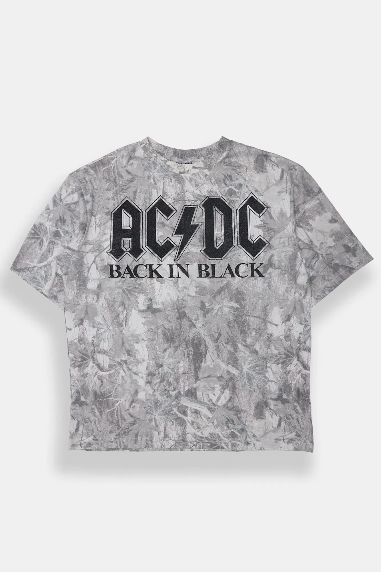 AC/DC Back In Black Tree Camouflage Graphic Tee sold by Bluenotes product image thumbnail 2