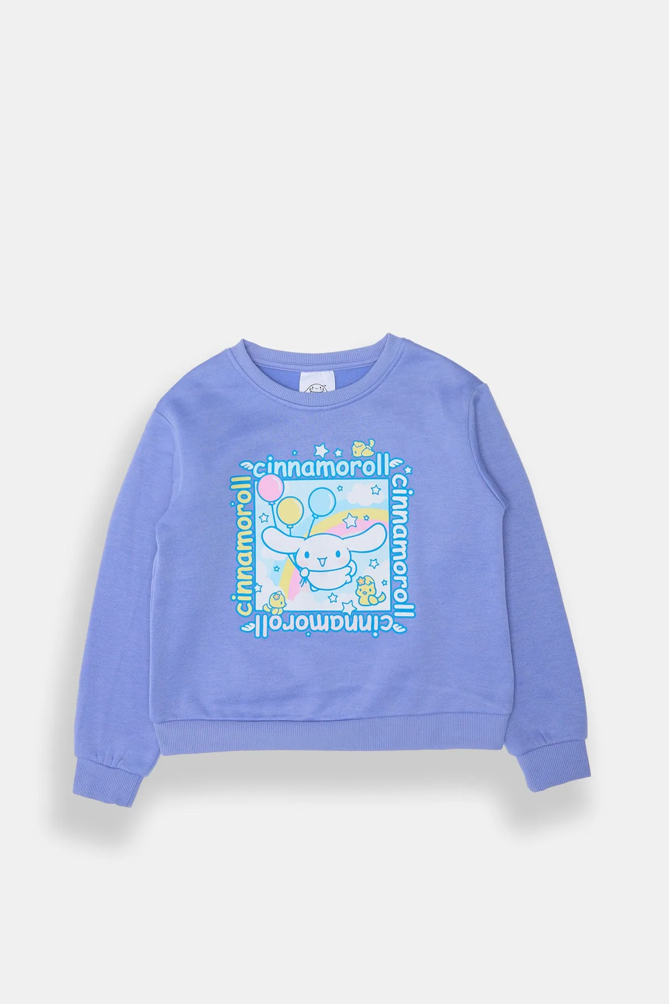 Girls' Cinnamoroll Crew Neck Sweatshirt sold by Bluenotes