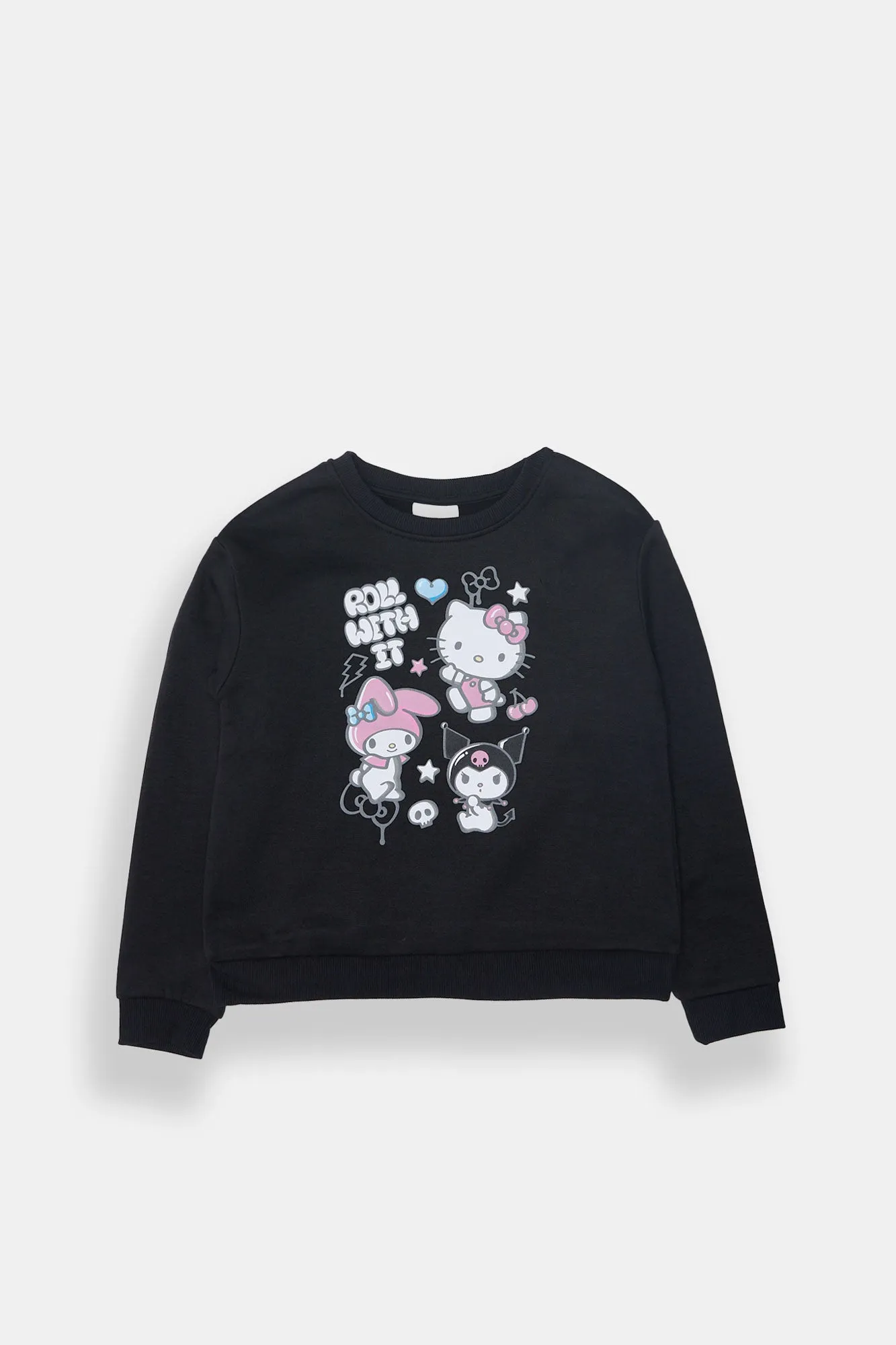 Girls' Hello Kitty And Friends Crew Neck Sweatshirt sold by Bluenotes