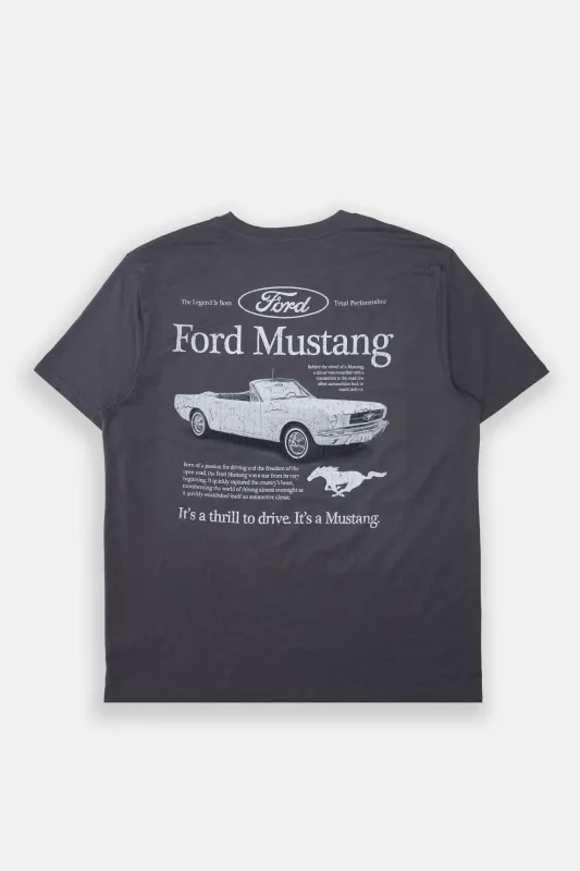 Ford Mustang Thrill Graphic Tee sold by Bluenotes