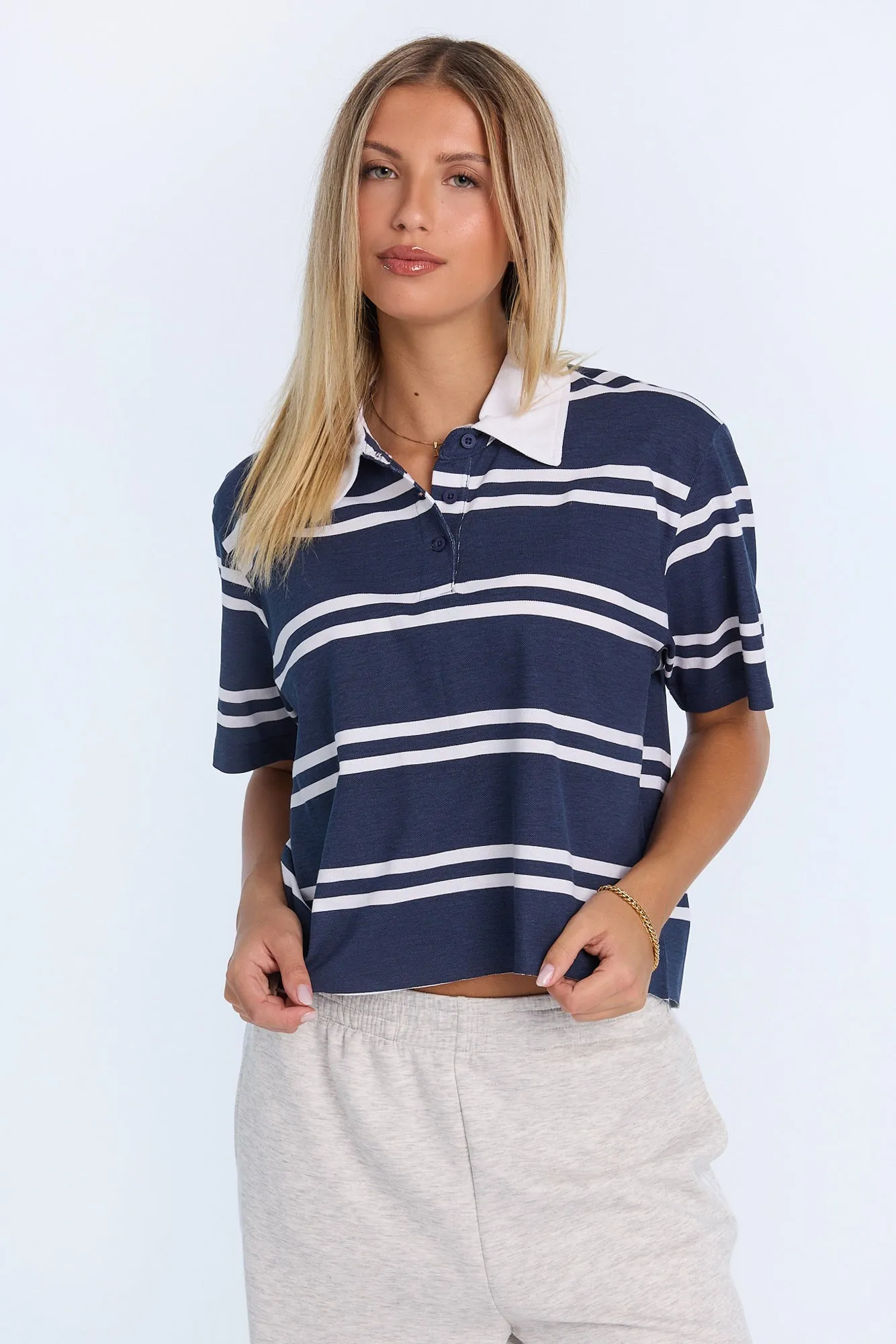 AERO Short Sleeve Pique Polo sold by Bluenotes