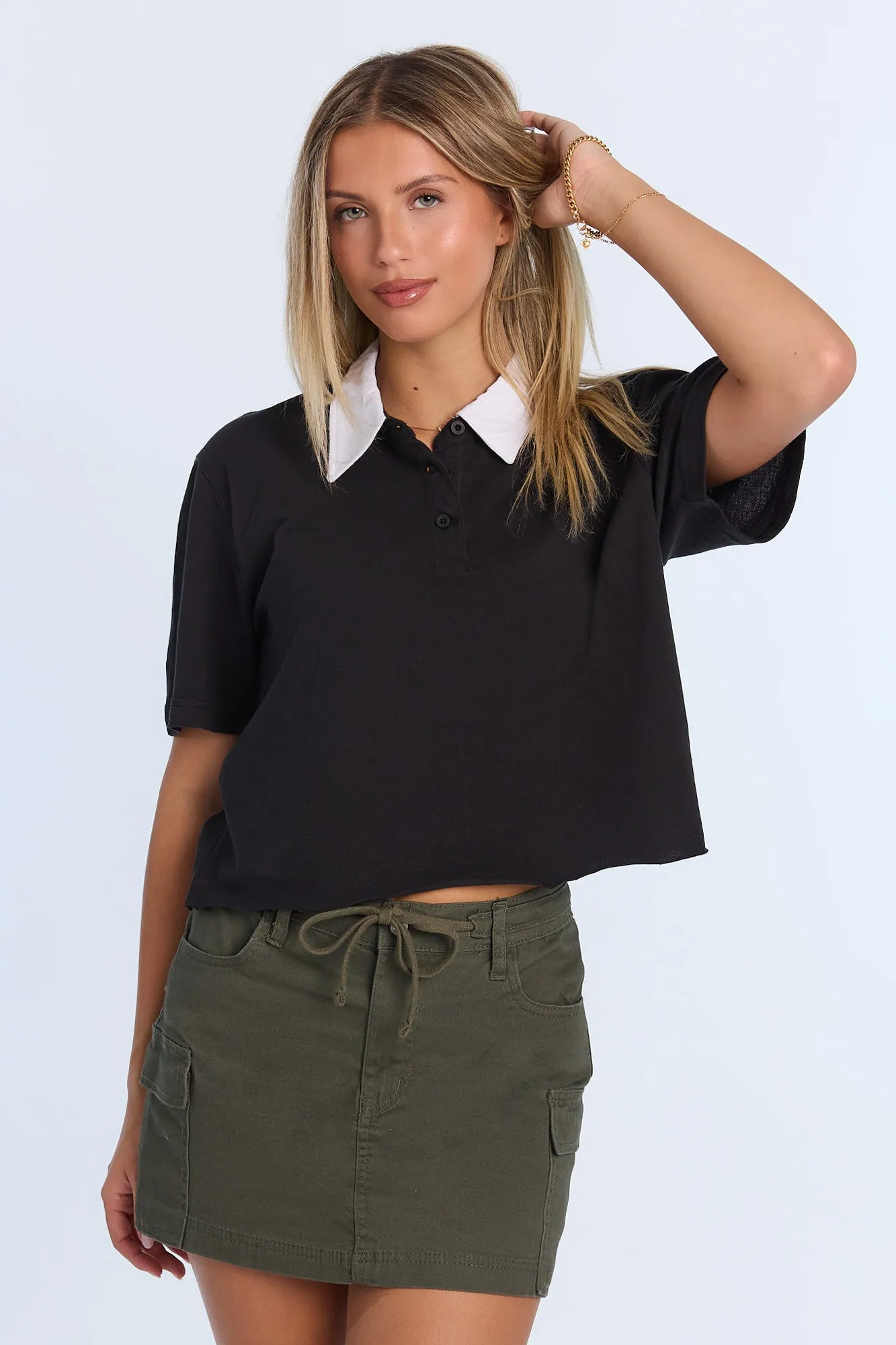 AERO Short Sleeve Pique Polo sold by Bluenotes product image thumbnail 2