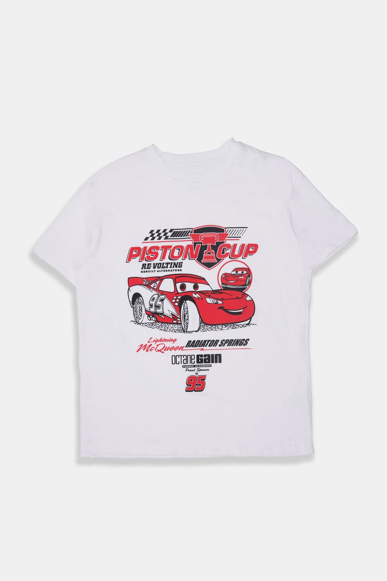 Cars Piston Cup Graphic Boyfriend Tee sold by Bluenotes