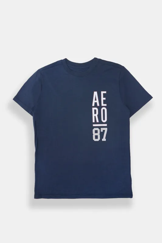 AERO 87 Vertical Graphic Tee sold by Bluenotes