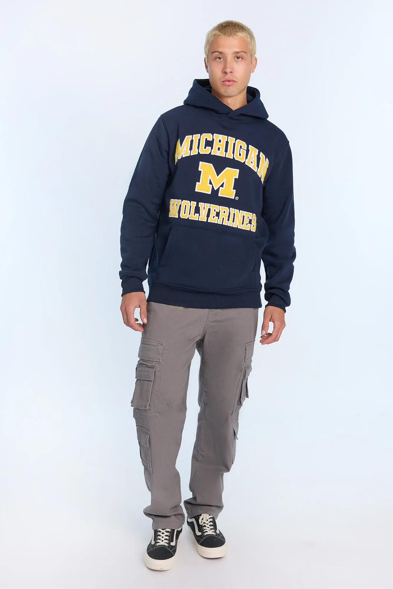 Michigan M Chenille Hoodie sold by Bluenotes product image thumbnail 4