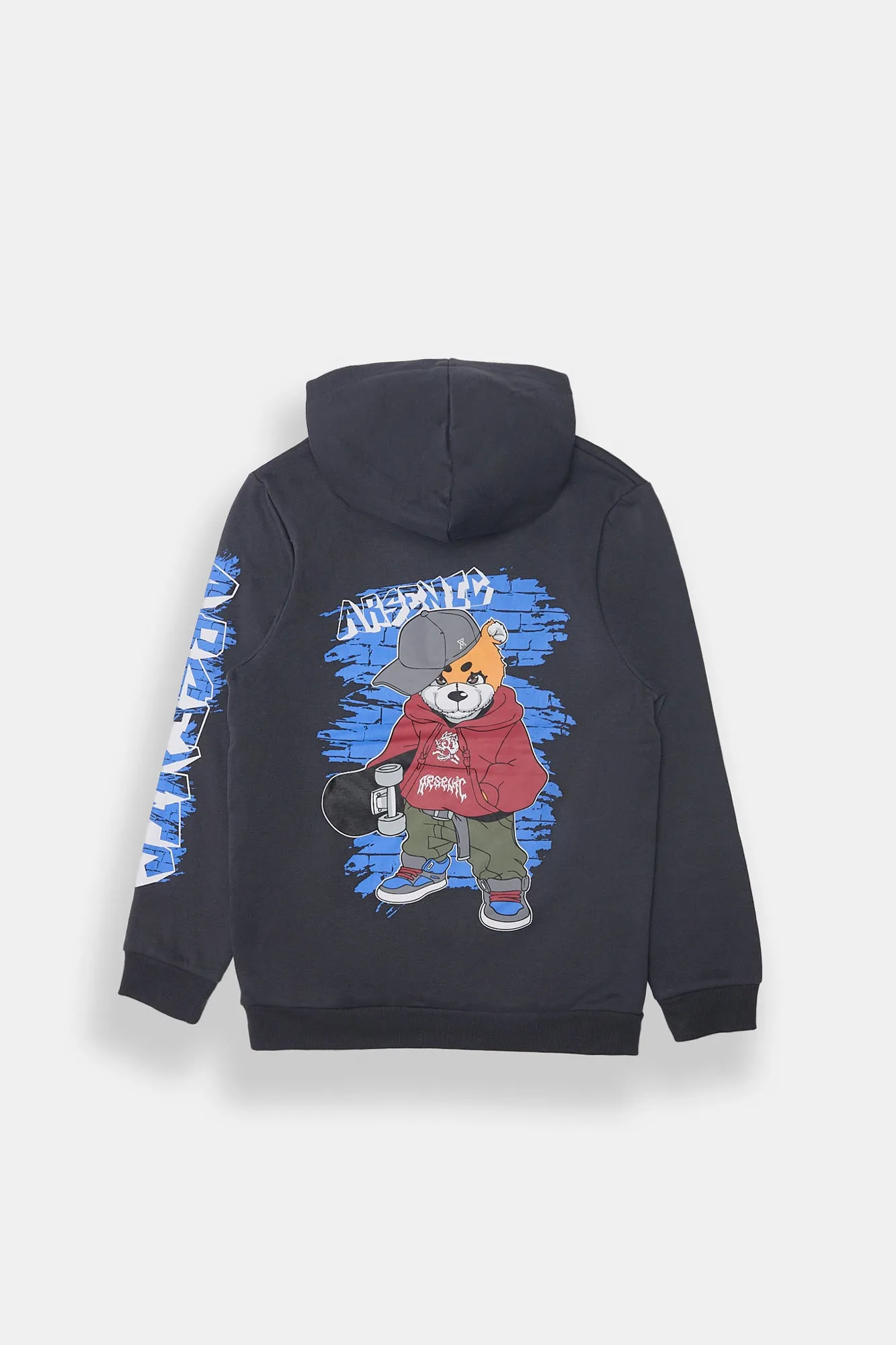 Boys' Arsenic Skating Bear Hoodie sold by Bluenotes product image thumbnail 4