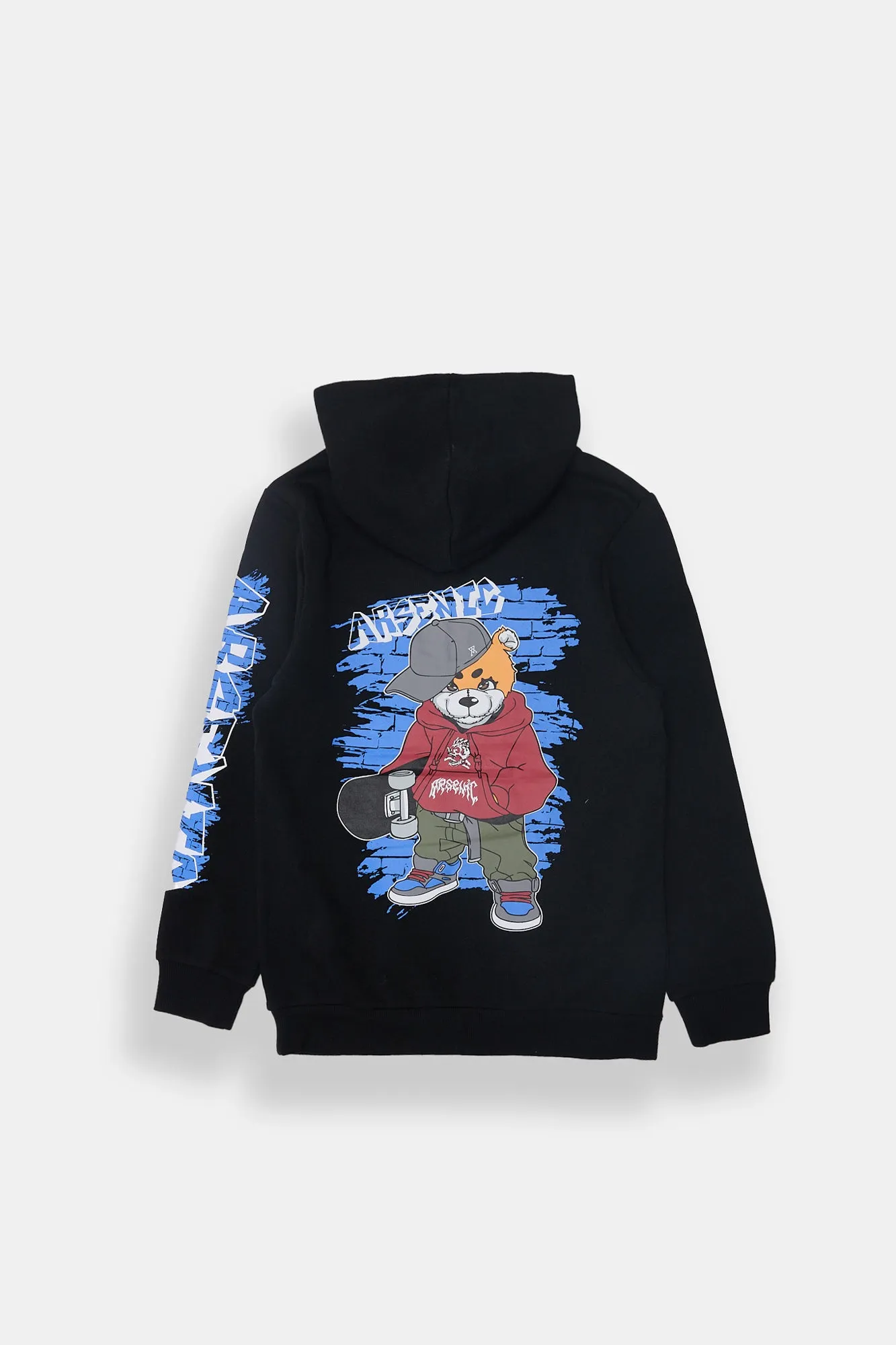 Boys' Arsenic Skating Bear Hoodie sold by Bluenotes