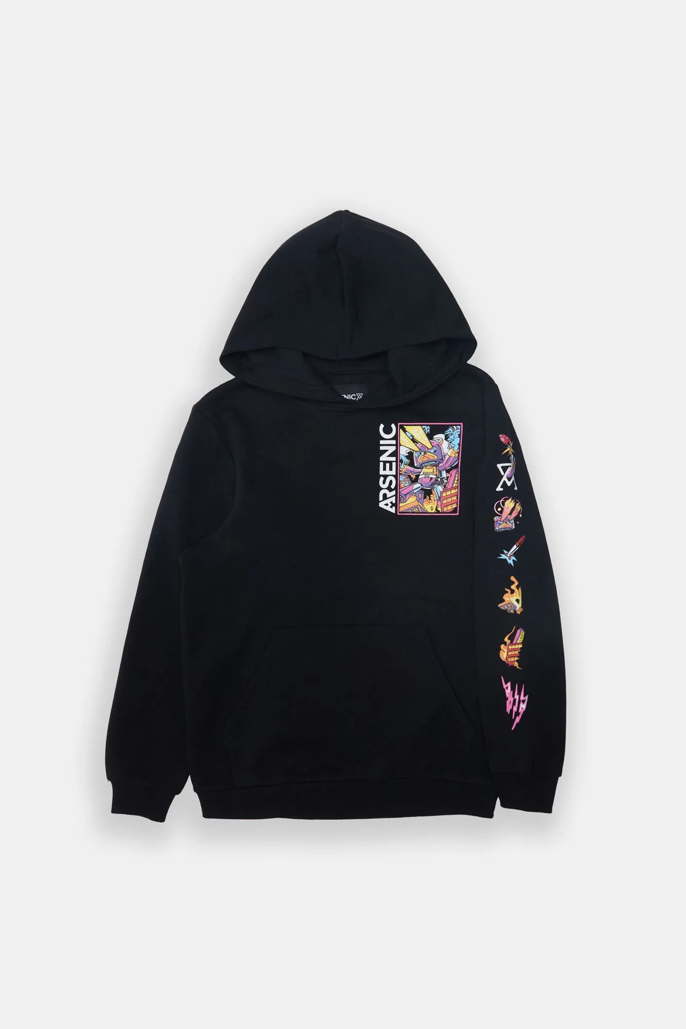 Boys' Arsenic Graffiti Bear Hoodie sold by Bluenotes product image thumbnail 3