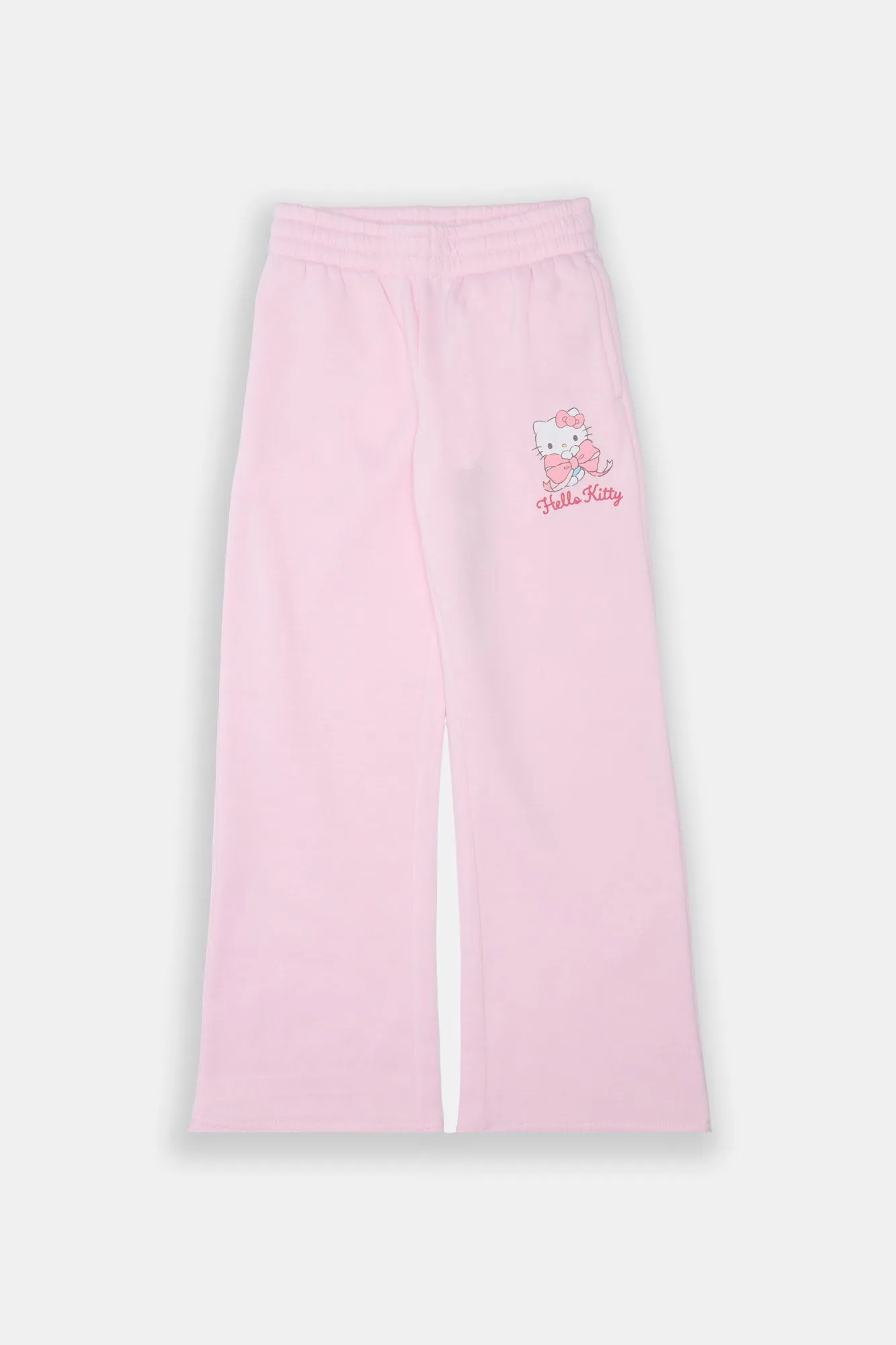 Girls' Hello Kitty Bow Wide Leg Sweatpants sold by Bluenotes