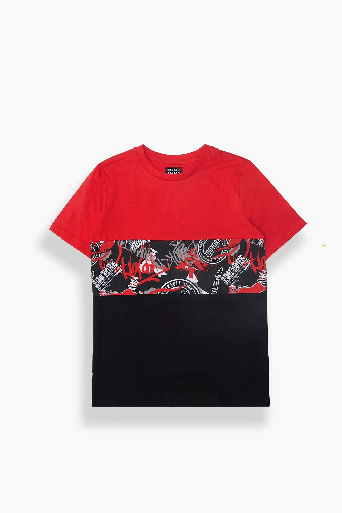 Boys' Zoo York Manhattan Colour Block Graphic Classic Tee sold by Bluenotes product image thumbnail 3