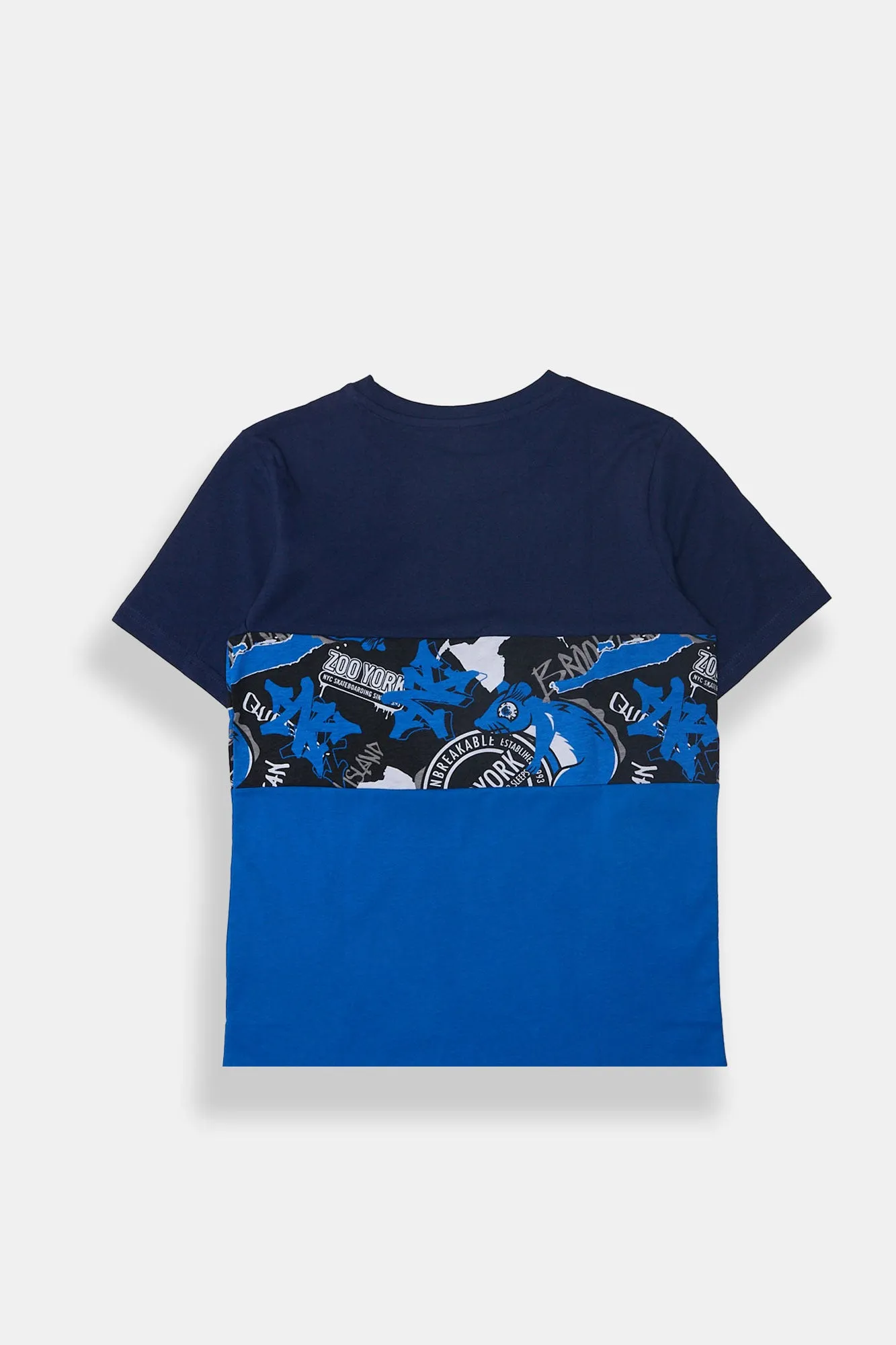 Boys' Zoo York Manhattan Colour Block Graphic Classic Tee sold by Bluenotes product image thumbnail 2