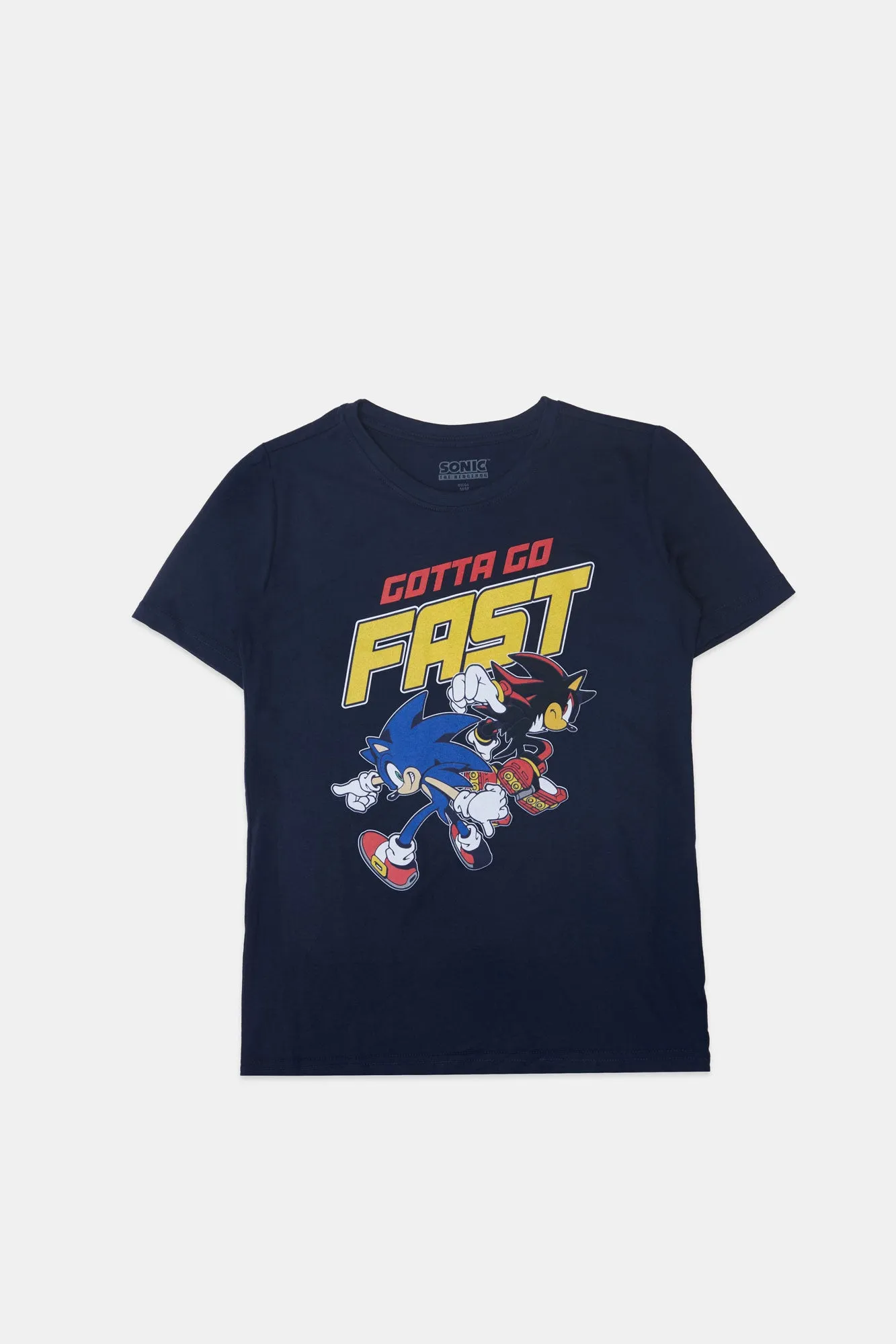 Boys' Sonic The Hedgehog Gotta Go Fast Graphic Classic Tee sold by Bluenotes