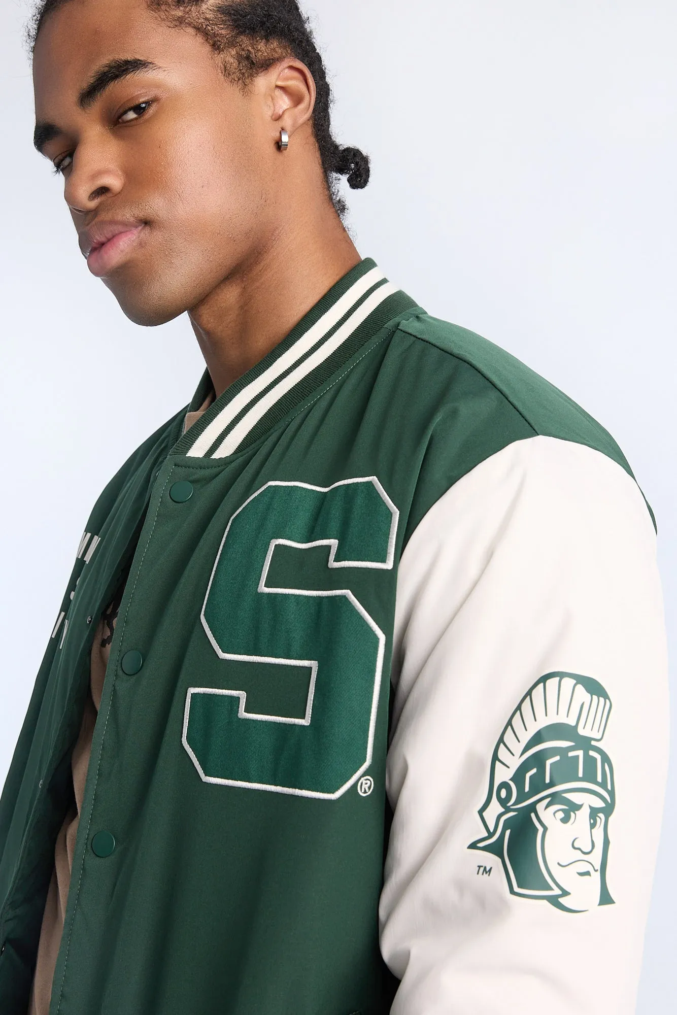 Michigan State University Varsity Jacket sold by Bluenotes product image thumbnail 5