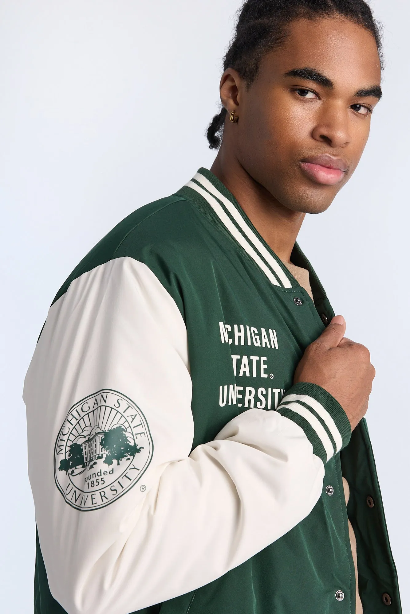 Michigan State University Varsity Jacket sold by Bluenotes product image thumbnail 2