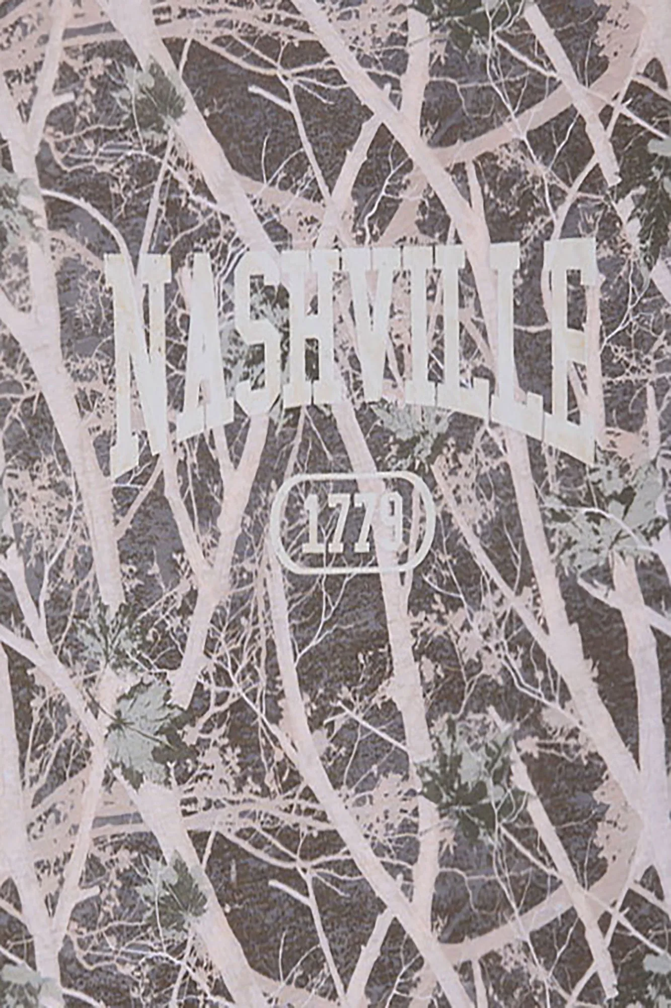 Nashville Tree Camouflage Graphic Boyfriend Tee sold by Bluenotes product image thumbnail 2