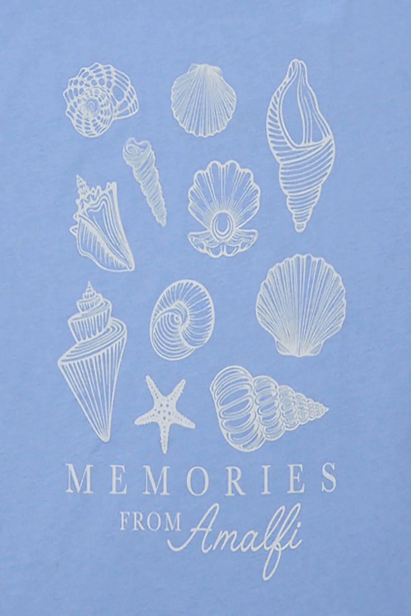 Seashells Memories From Amalfi Graphic Boyfriend Tee sold by Bluenotes product image thumbnail 2