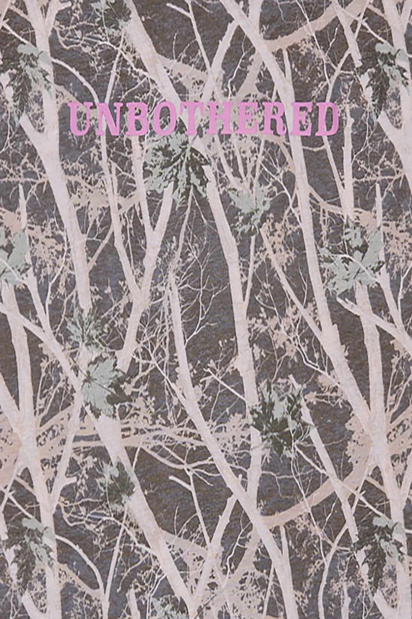 Unbothered Tree Camouflage Graphic Boyfriend Tee sold by Bluenotes product image thumbnail 2