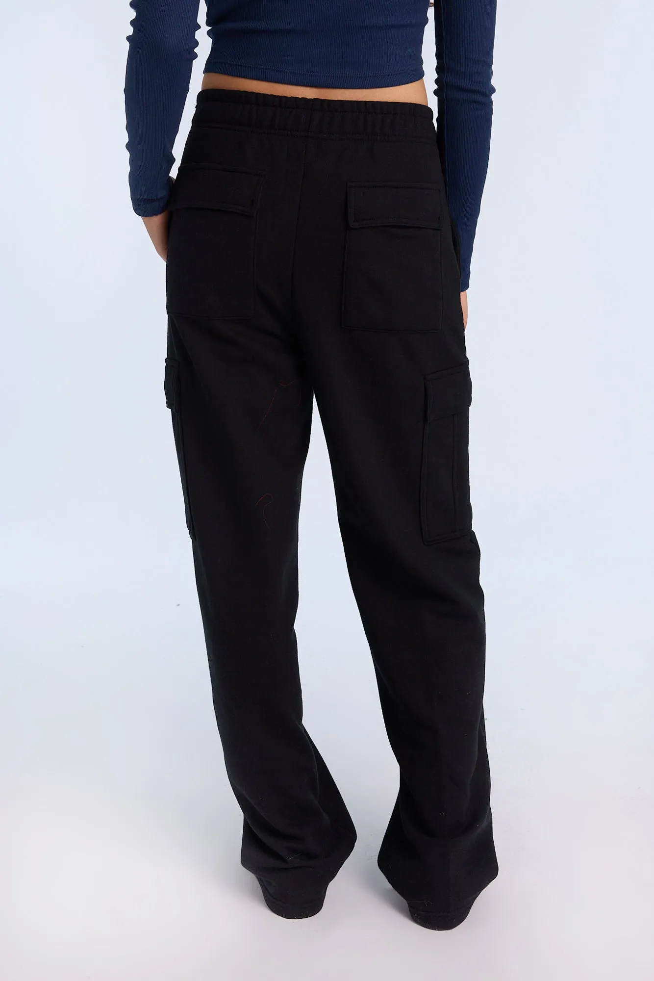 Wide Leg Cargo Sweatpants sold by Bluenotes product image thumbnail 4