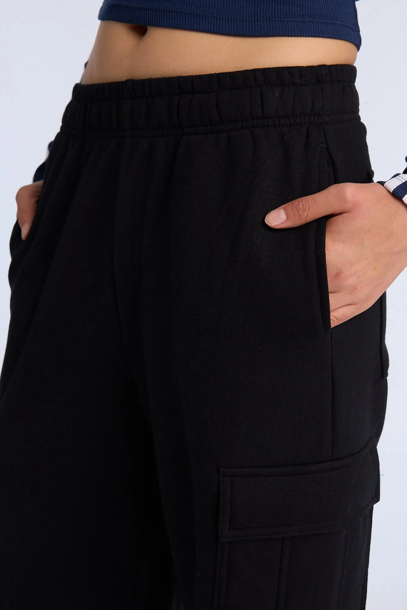 Wide Leg Cargo Sweatpants sold by Bluenotes product image thumbnail 3
