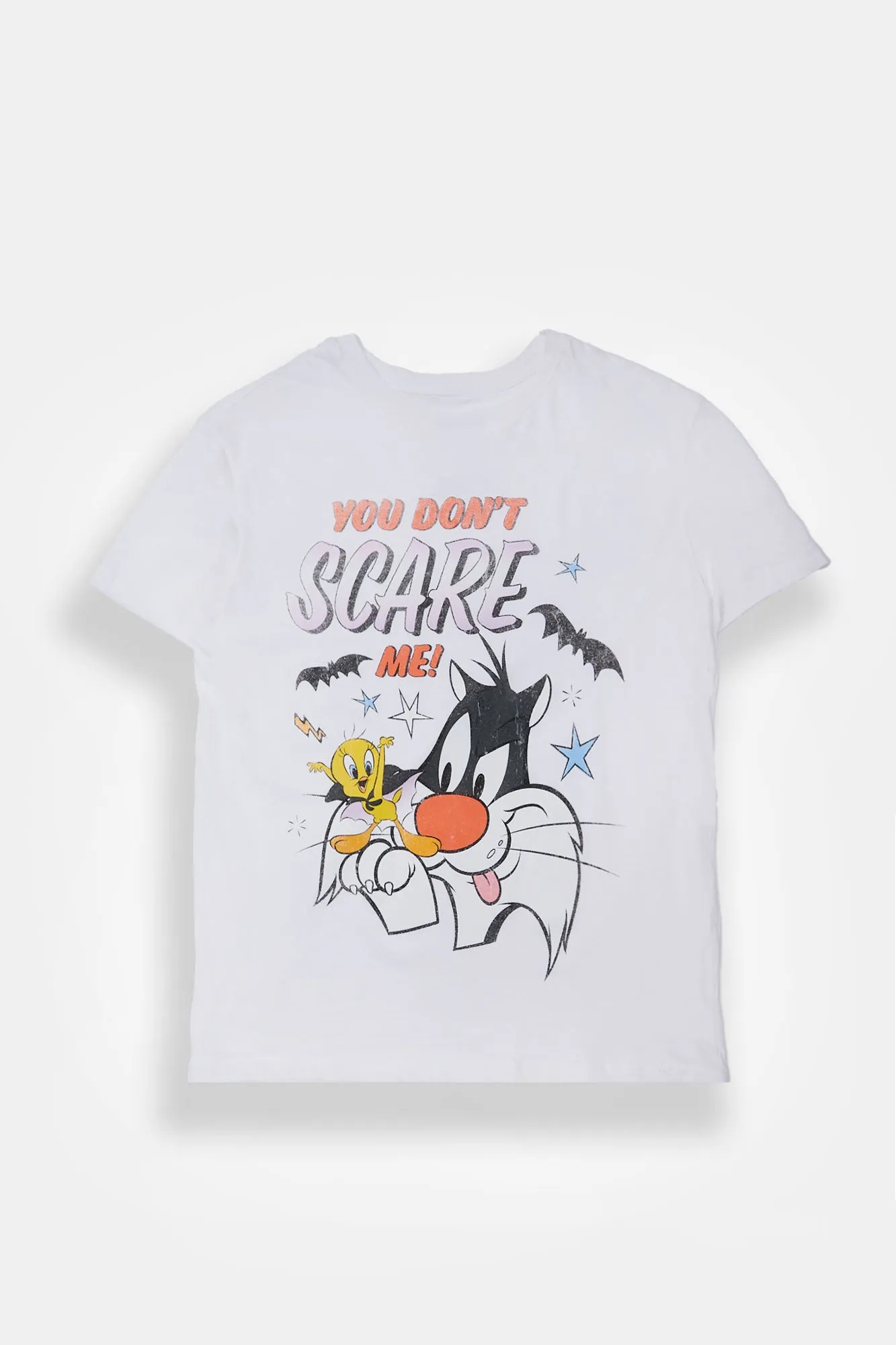 Looney Tunes Halloween Graphic Boyfriend Tee sold by Bluenotes