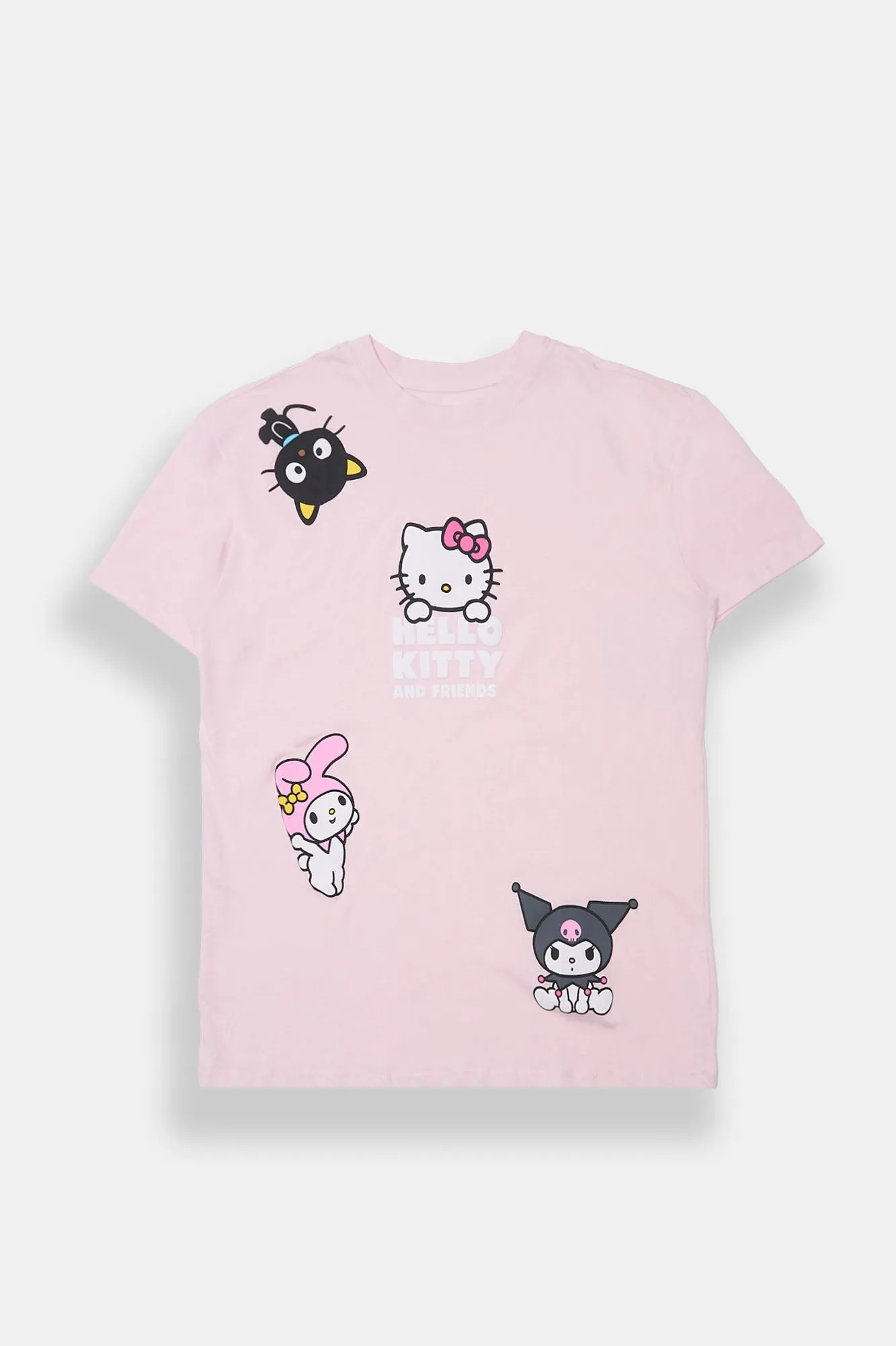 Hello Kitty And Friends Puff Graphic Boyfriend Tee sold by Bluenotes