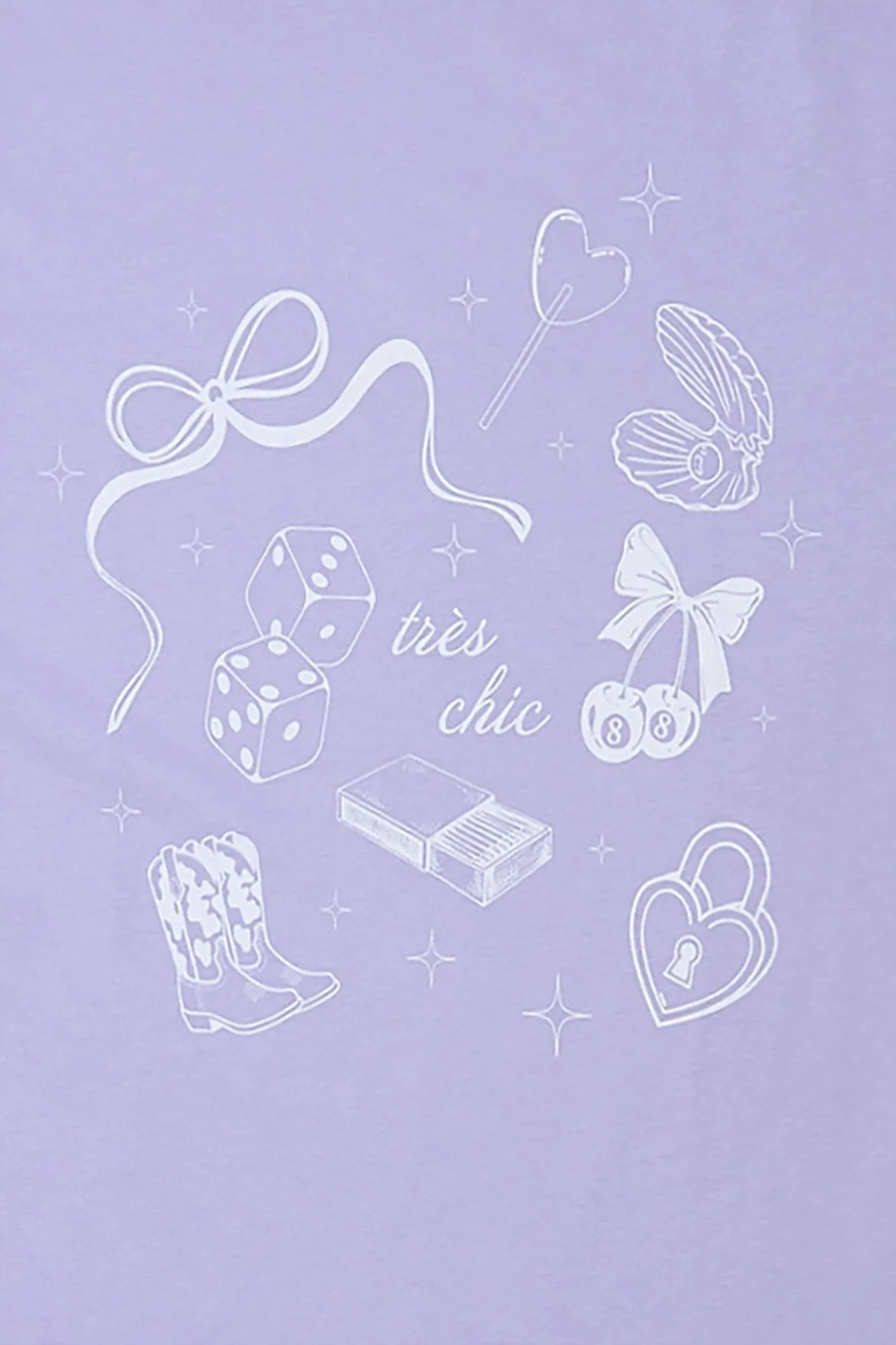 Très Chic Graphic Boyfriend Tee sold by Bluenotes product image thumbnail 2