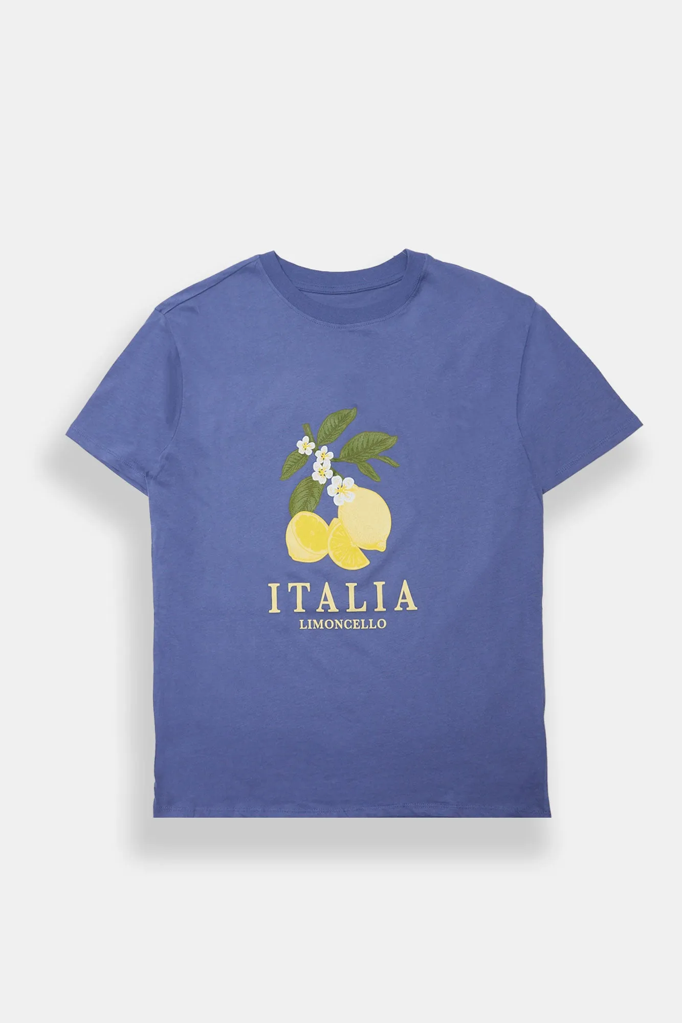 Limoncello Graphic Boyfriend Tee sold by Bluenotes