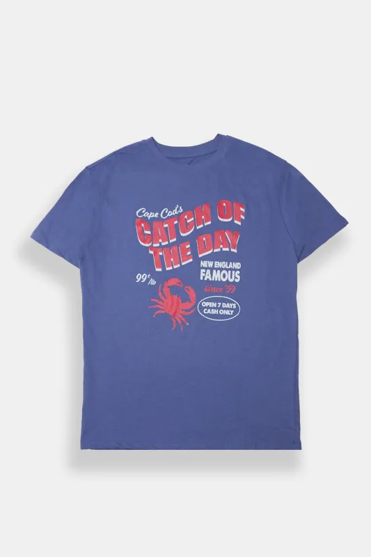 Catch Of The Day Graphic Boyfriend Tee sold by Bluenotes